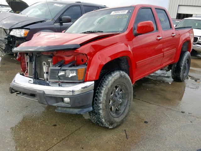 1GTH5PFE7C8138771 - 2012 GMC CANYON SLE RED photo 2