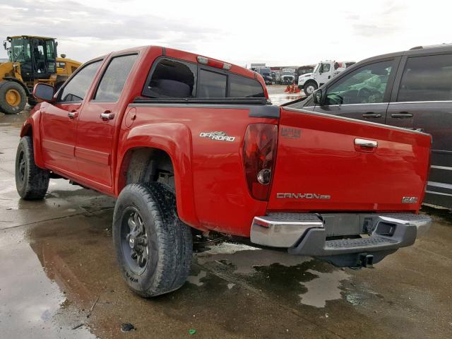 1GTH5PFE7C8138771 - 2012 GMC CANYON SLE RED photo 3