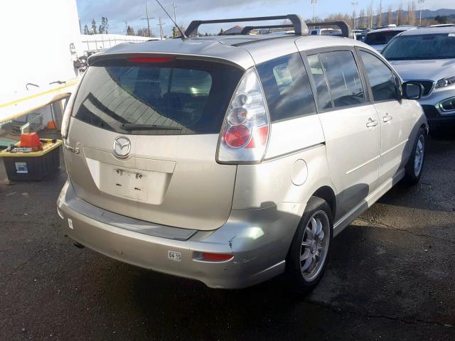 JM1CR293270141223 - 2007 MAZDA 5 SILVER photo 4