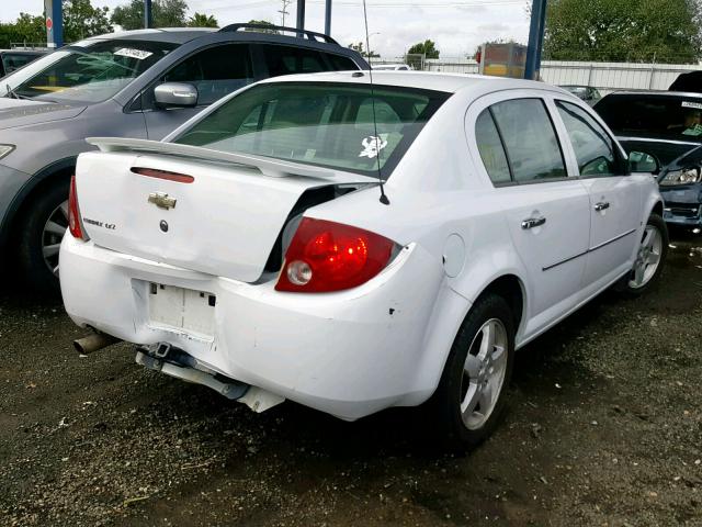 1G1AZ55F477223494 - 2007 CHEVROLET COBALT LTZ WHITE photo 4