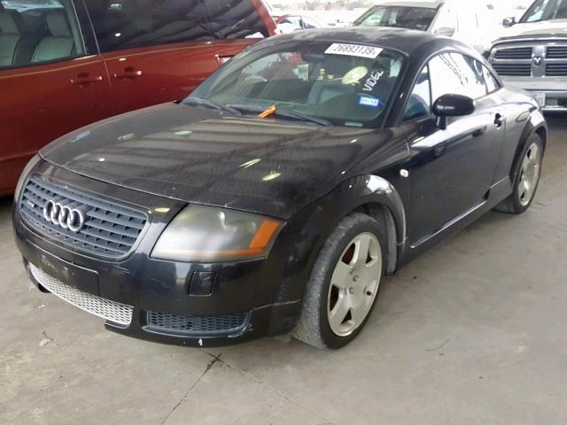 TRUWT28N811021385 - 2001 AUDI TT QUATTRO BLACK photo 2