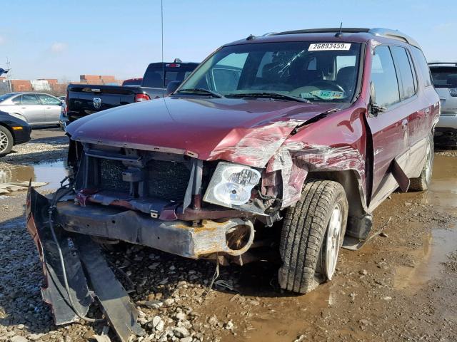 1GKET12S846179199 - 2004 GMC ENVOY XUV MAROON photo 2