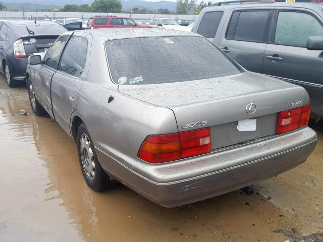 JT8BH28F8V0082412 - 1997 LEXUS LS 400 BEIGE photo 3