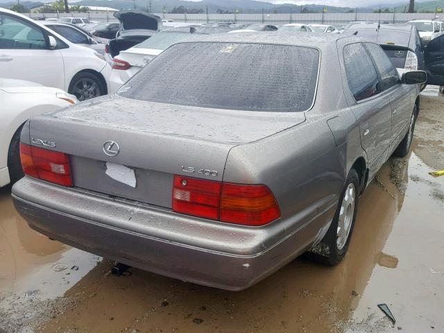 JT8BH28F8V0082412 - 1997 LEXUS LS 400 BEIGE photo 4