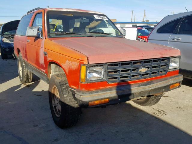 1GNCT18Z9J8190100 - 1988 CHEVROLET BLAZER S10 RED photo 1