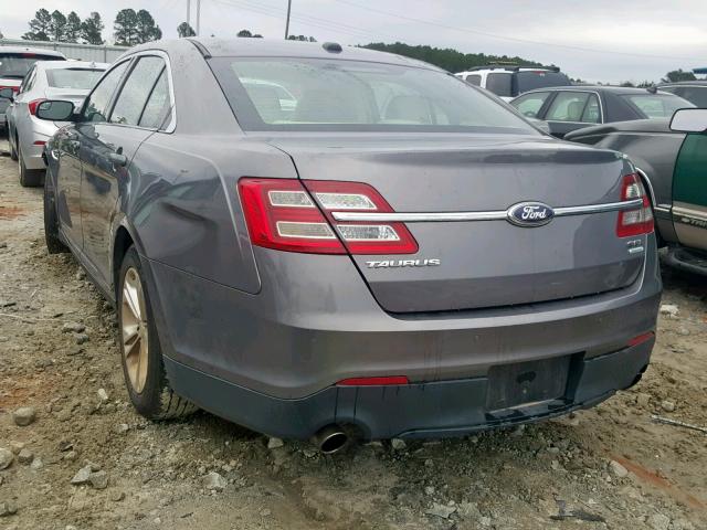 1FAHP2E96DG230548 - 2013 FORD TAURUS SEL GRAY photo 3