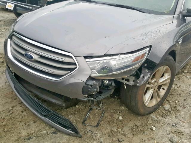 1FAHP2E96DG230548 - 2013 FORD TAURUS SEL GRAY photo 9