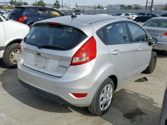 3FADP4TJ8DM208144 - 2013 FORD FIESTA S SILVER photo 4