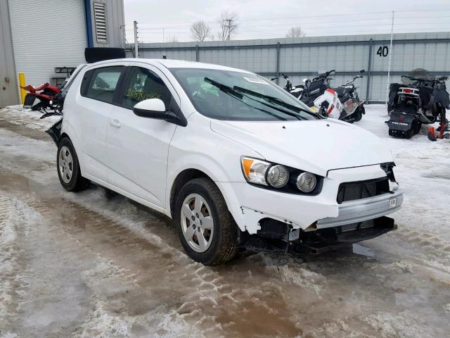 1G1JA6SH2F4131495 - 2015 CHEVROLET SONIC LS 白色 照片 1