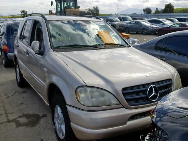 4JGAB54E81A279450 - 2001 MERCEDES-BENZ ML 320 BEIGE photo 1