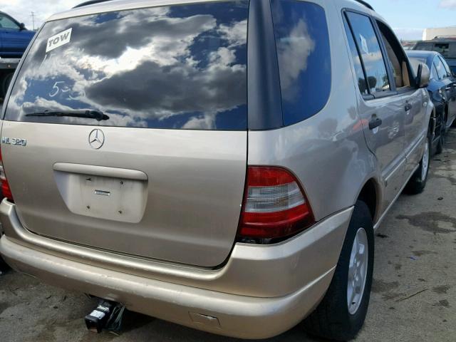 4JGAB54E81A279450 - 2001 MERCEDES-BENZ ML 320 BEIGE photo 9