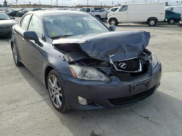 JTHBK262675050288 - 2007 LEXUS IS 250 GRAY photo 1