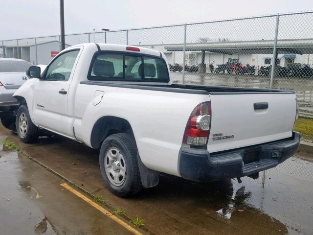 5TENX22N79Z644727 - 2009 TOYOTA TACOMA WHITE photo 3