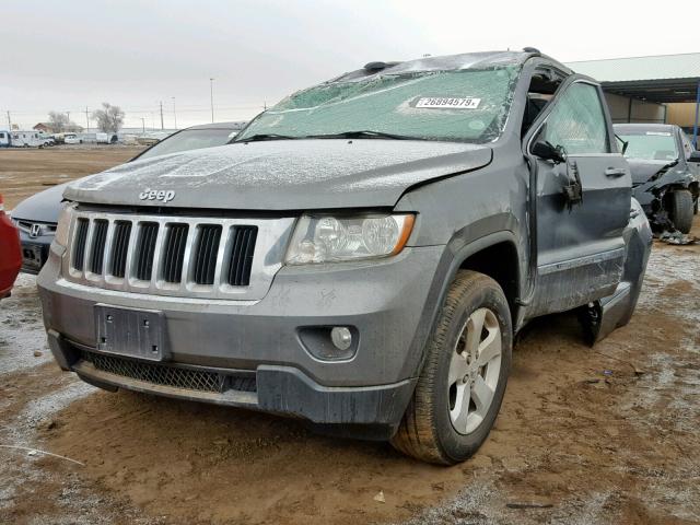 1C4RJFAT4DC571432 - 2013 JEEP GRAND CHER GRAY photo 2