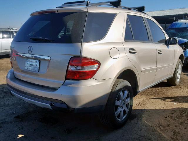 4JGBB86EX6A034627 - 2006 MERCEDES-BENZ ML 350 GOLD photo 4