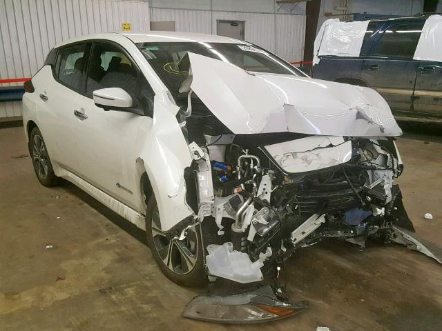 1N4AZ1CP2JC315719 - 2018 NISSAN LEAF S WHITE photo 1