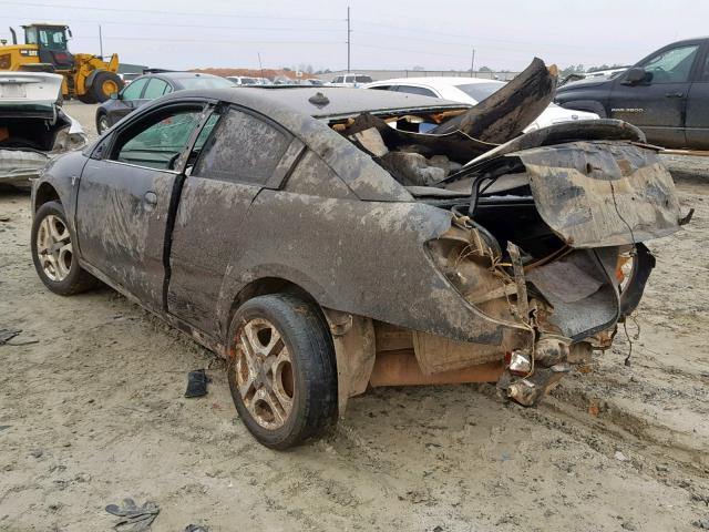 1G8AW12F94Z226477 - 2004 SATURN ION LEVEL BLACK photo 3