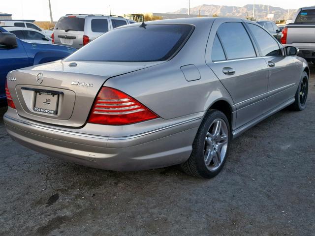 WDBNG75J96A479466 - 2006 MERCEDES-BENZ S 500 SILVER photo 4