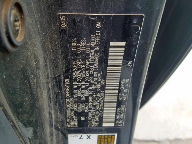 JTLKT324664050814 - 2006 TOYOTA SCION XB 绿色 照片 10