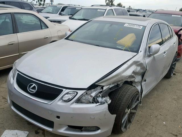 JTHBH96S665002876 - 2006 LEXUS GS GENERAT SILVER photo 2