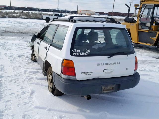 JF1SF6353YH727380 - 2000 SUBARU FORESTER L WHITE photo 3