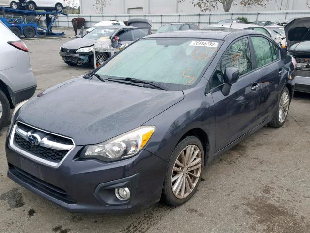 JF1GJAH66CH013728 - 2012 SUBARU IMPREZA LI GRAY photo 2