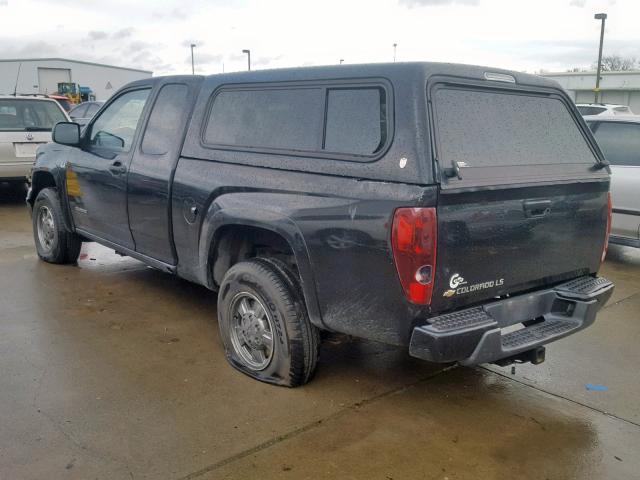 1GCDT196358291107 - 2005 CHEVROLET COLORADO BLACK photo 3