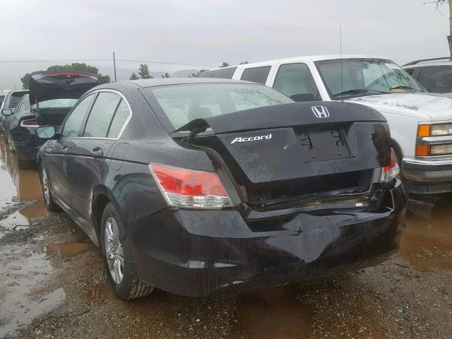 1HGCP2F41AA108459 - 2010 HONDA ACCORD LXP BLACK photo 3