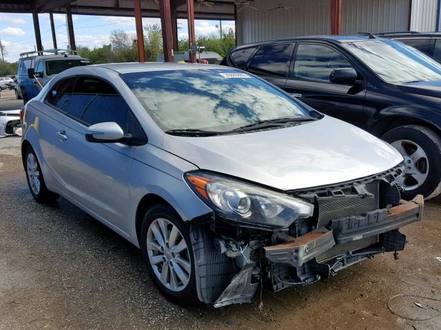 KNAFX6A87F5372103 - 2015 KIA FORTE EX SILVER photo 1