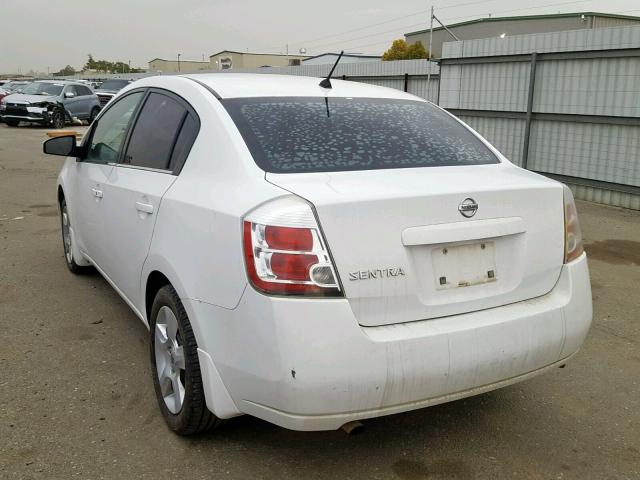 3N1AB61E78L679133 - 2008 NISSAN SENTRA 2.0 WHITE photo 3