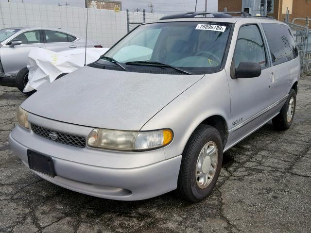 4N2DN11W5TD835324 - 1996 NISSAN QUEST XE SILVER photo 2