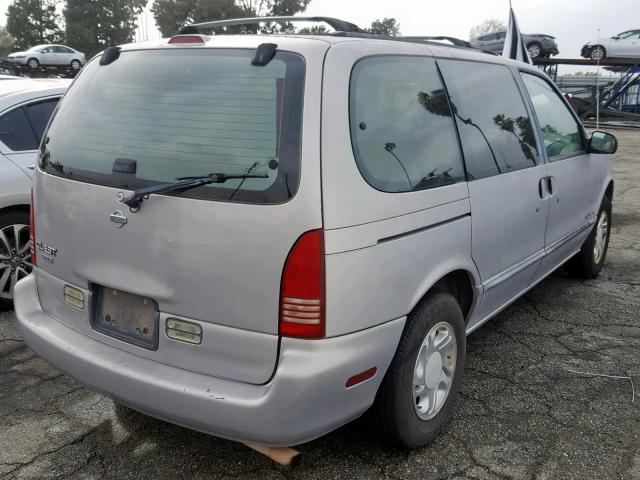 4N2DN11W5TD835324 - 1996 NISSAN QUEST XE SILVER photo 4