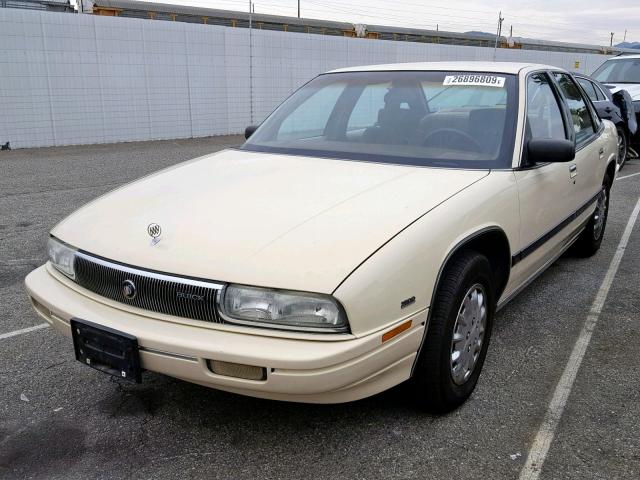 2G4WB54L2M1893512 - 1991 BUICK REGAL CUST CREAM photo 2