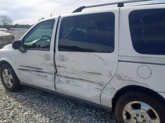 1GNDV33107D157126 - 2007 CHEVROLET UPLANDER WHITE photo 10