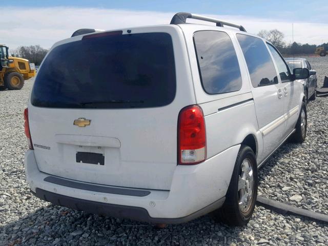 1GNDV33107D157126 - 2007 CHEVROLET UPLANDER WHITE photo 4