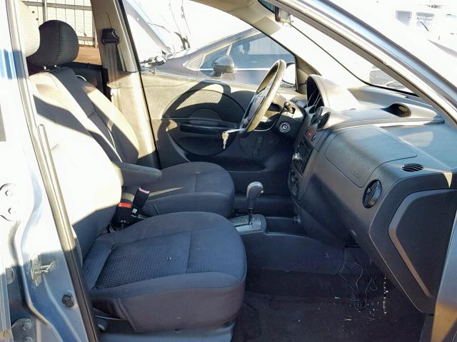 KL1TD66668B035438 - 2008 CHEVROLET AVEO BASE Көк фото 5