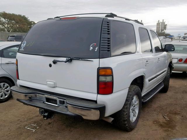 1GKEC13V45R149917 - 2005 GMC YUKON WHITE photo 4