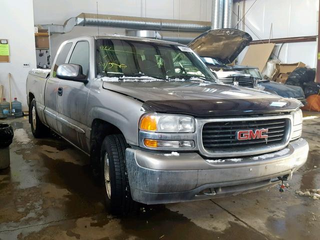 1GTEC19V92Z247677 - 2002 GMC NEW SIERRA SILVER photo 1