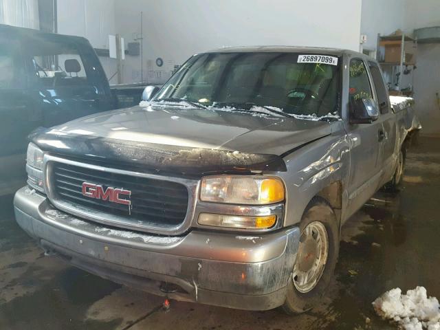 1GTEC19V92Z247677 - 2002 GMC NEW SIERRA SILVER photo 2