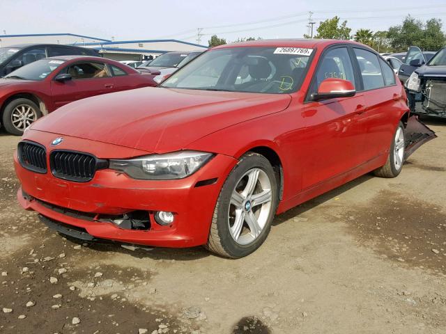 WBA3C1G59DNR45479 - 2013 BMW 328 I SULE RED photo 2