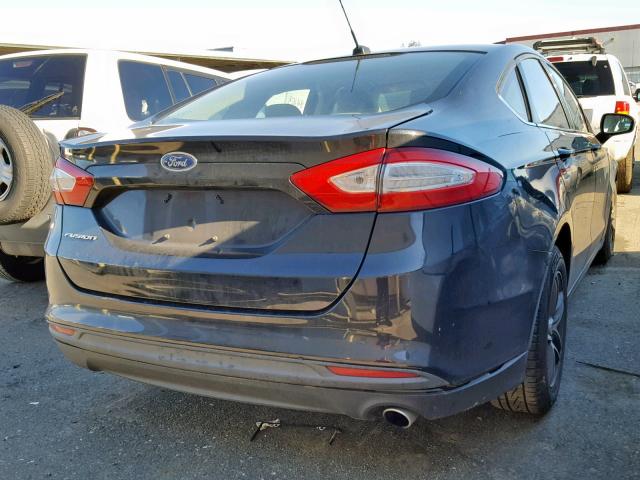 3FA6P0G77DR262473 - 2013 FORD FUSION S BLACK photo 4