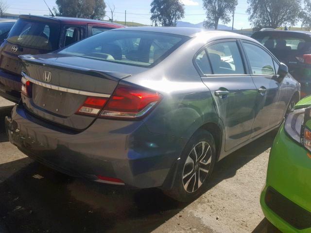 19XFB2F92DE201479 - 2013 HONDA CIVIC EXL GRAY photo 4