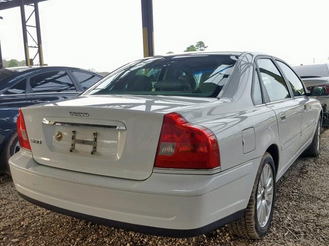 YV1TS92D241345939 - 2004 VOLVO S80 WHITE photo 4