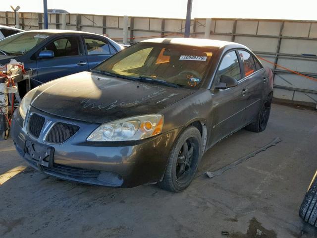 1G2ZF55B464190002 - 2006 PONTIAC G6 SE CHARCOAL photo 2