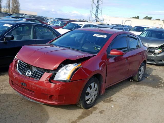 3N1AB61E48L709625 - 2008 NISSAN SENTRA 2.0 RED photo 2