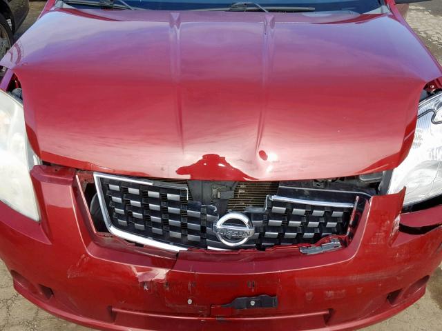 3N1AB61E48L709625 - 2008 NISSAN SENTRA 2.0 RED photo 7