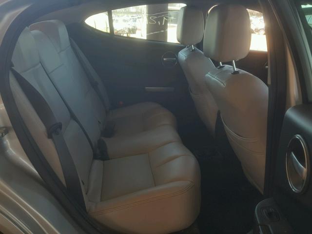 2G2WP552X81180959 - 2008 PONTIAC GRAND PRIX BEIGE photo 6