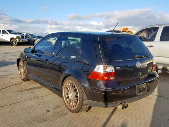 9BWDD61J014061218 - 2001 VOLKSWAGEN GTI GLS BLACK photo 3