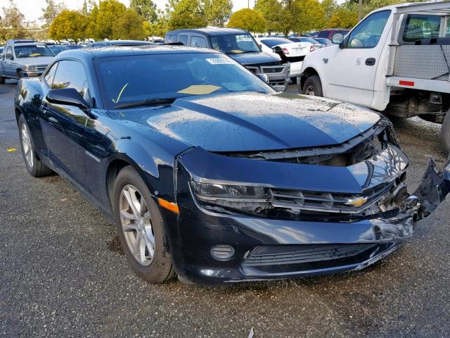 2G1FB1E35F9215569 - 2015 CHEVROLET CAMARO LS BLACK photo 1