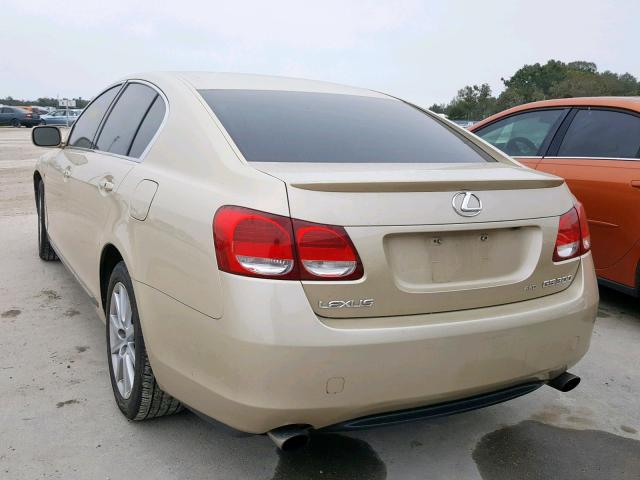 JTHCH96S860005716 - 2006 LEXUS GS GENERAT GOLD photo 3